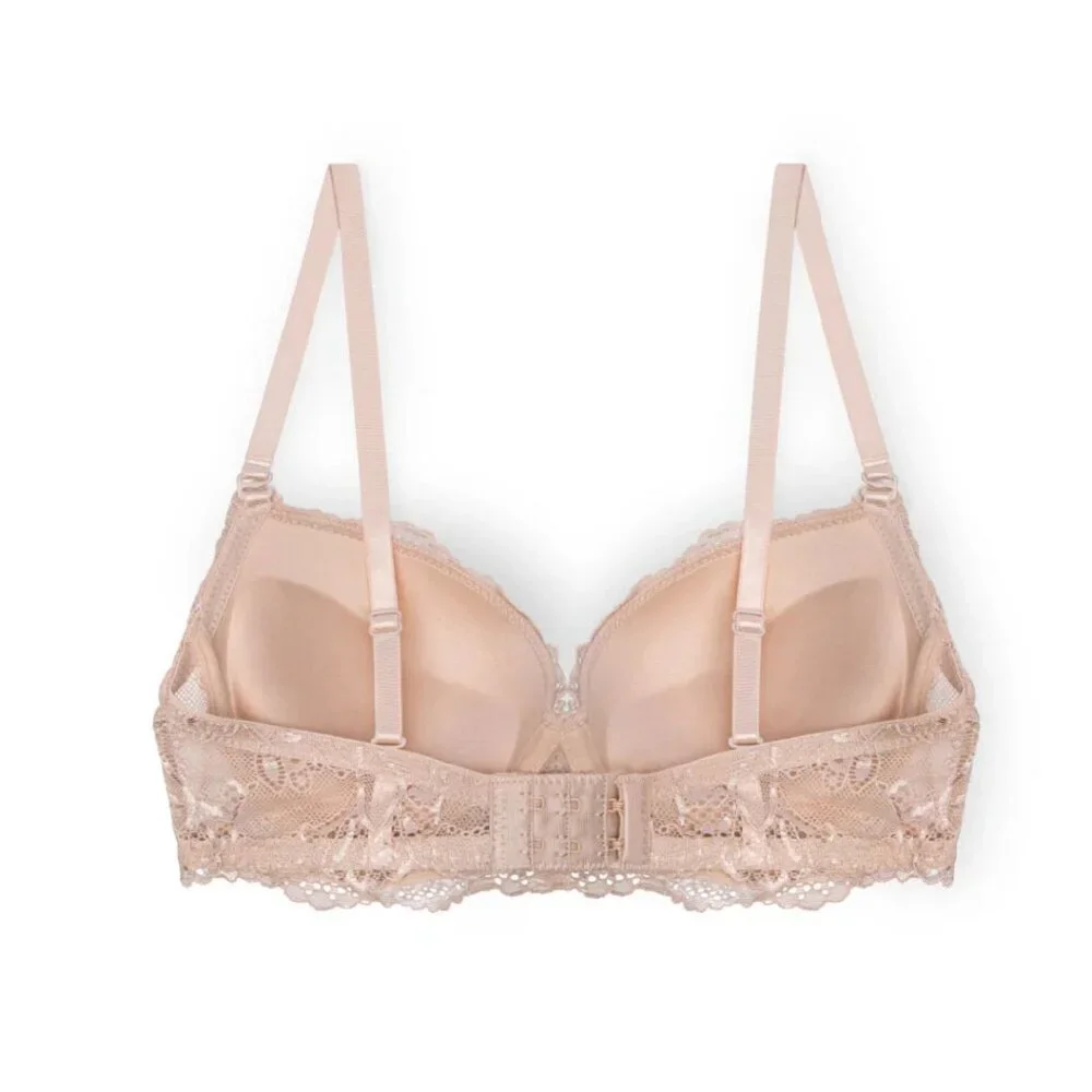 Rene Rofe Lingerie Womens Size 36C Floral Lace Double Extreme Push Up Bra 2719 - Picture 2 of 8